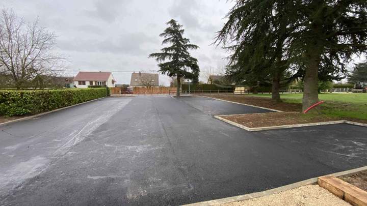 Réalisation enrobé Sainte-Gemme-Gonval