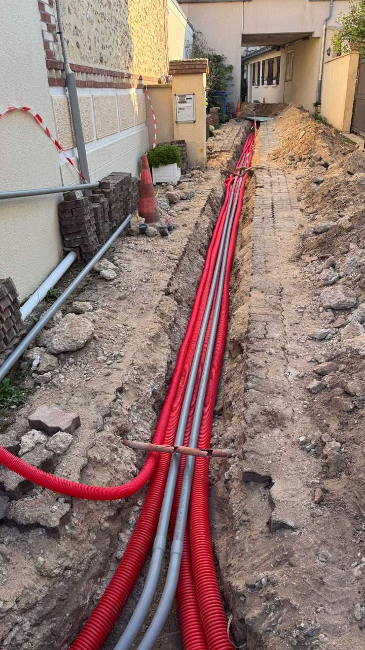 Drainage terrassement Sainte-Gemme-Gonval