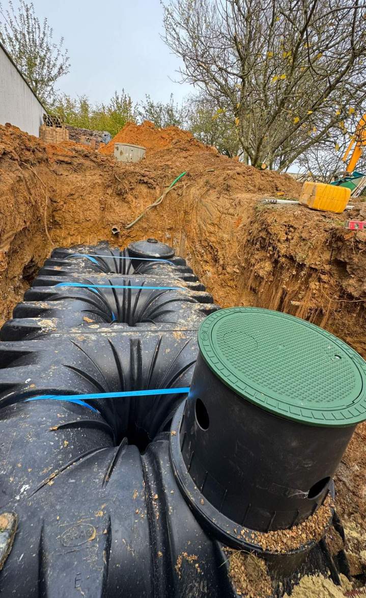 Installation récupérateur eau Sainte-Gemme-Gonval